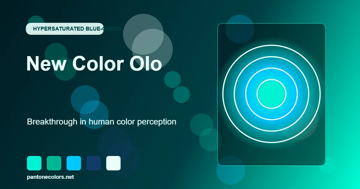 New color Olo visual guide